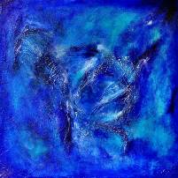 Deep Blue ~ 60x60 cm ~ Acryl auf Leinwand
