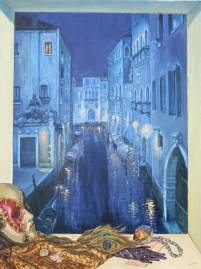 Venedig ~ 60 x 80 cm ~ Oelfarben auf Leinwand