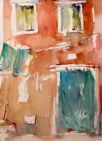 Burano II ~ 22 x 30 cm ~ Aquarell auf 300 gr Aquarellpapier