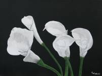 Calla ~ 30 x 40 cm ~ Acyrl auf Leinwand