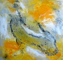 004 ~ Delta ~ 70 x 70 cm ~ Acryl auf Leinwand