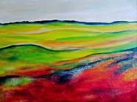 006 ~ Landschaft ~ 60 x 80 cm ~ Acryl auf Leinwand