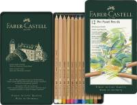 Faber Castell PITT Pastellstifte 12iger Metallkasten